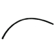1/4 Inch Black Hose (1 Foot)
