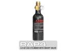 3.5oz CO2 Elite Tank Cylinder with On/Off Valve (Empty)