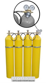 Bulk 4 Bottle Cascade System with Regulator Bulk 4 Bottle Cascade System with Regulator