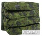 Horizontal 4x MOLLE Paintball Pod Pouch (CADPAT)