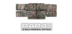 4x MOLLE Horizontal Pod Pouch (Eight Color Desert)