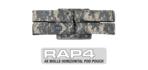 4x MOLLE Horizontal Pod Pouch (ACU)