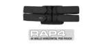 4x MOLLE Horizontal Pod Pouch (Black)