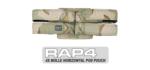 4x MOLLE Horizontal Pod Pouch (Desert Camo)