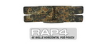 4x MOLLE Horizontal Pod Pouch (German Flecktarn)