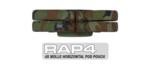 4x MOLLE Horizontal Pod Pouch (Woodland)