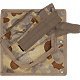 Cross Draw Pistol Holster (Left Hand - Small) (Australia Desert)