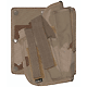 Cross Draw Pistol Holster (Right Hand - Big) (Desert Camo)