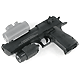 Desert Eagle Paintball Pistol and Quick Detachable Tactical Flas