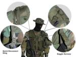 Tactical Vest Goggles Harness (Black)