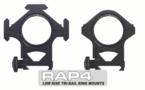 Low Rise Tri Rail Scope Ring Mount