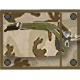 Paintball Vest Air / CO2 Tank Pouch (Back) (Desert Camo)