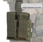 RAP4 Double Magazine Leg Pouch (Black)