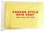 Poncho Style Rain Coat (One Size Fits All)