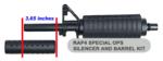 Spyder MR3 Special Ops Thread-On Silencer