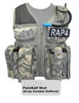 Strikeforce Paintball Vest (ACU) - Large Size