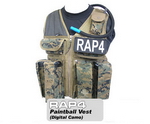 Strikeforce Paintball Vest (Digital Camo) - Regular Size