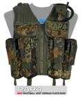 Strikeforce Paintball Vest (German Flecktarn) - Regular Size