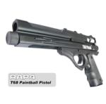 T68 Paintball Pistol with Bottom Line Air Adapter