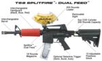 T68 Split Fire Dual Feed Less Lethal Launcher
