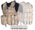 Tactical Ten Paintball Vest (Desert Camo) - Regular Size