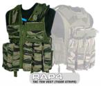 Tactical Ten Paintball Vest (Tiger Stripe) - Regular Size