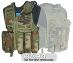 Tactical Ten Paintball Vest (Woodland) - Large Size