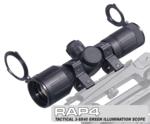 Tactical 3-9x40 Green Illumination Scope