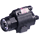 Quick Detachable Tactical Flashlight with Laser Combo for Tippma