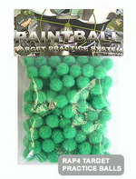 .68 Cal Target Balls - Green (Bag of 100)