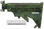Camouflage Carbine Buttstock (Amazon Green) for Tippmann&reg; A-