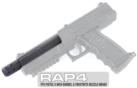 6 Inch Rifled Barrel and Frostbite Muzzle Brake for Tippmann&reg
