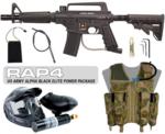 US Army Alpha Black Tactical Paintball Marker (with MODS) Elite US Army Alpha Black Tactical Paintball Marker (with MODS) Elite