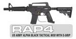 US Army Alpha Black Tactical MODs with eGrip