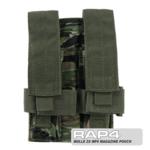 MOLLE 2X MP5 Magazine Pouch for Tactical Vest (Tiger Stripe)