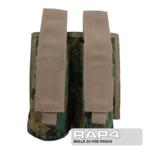 MOLLE 2X Pod Pouch for Tactical Vest (Digital Camo)