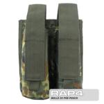 MOLLE 2X Pod Pouch for Tactical Vest (German Flecktarn)