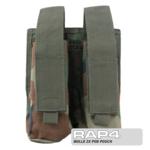 MOLLE 2X Pod Pouch for Tactical Vest (Woodland)