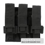 MOLLE 3X MP5 Magazine Pouch for Tactical Vest (Black Color)