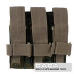 MOLLE 3X MP5 Magazine Pouch for Tactical Vest (Digital Camo)