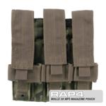 MOLLE 3X MP5 Magazine Pouch for Tactical Vest (Eight Color Deser
