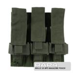 MOLLE 3X MP5 Magazine Pouch for Tactical Vest (Olive Drab)