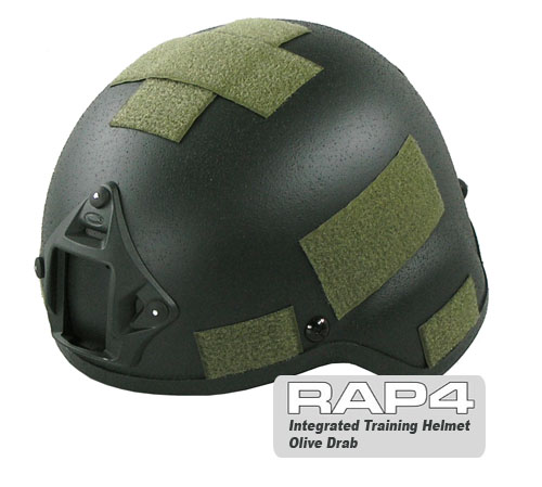 RAP4 Integrated Training Helmet (Olive Drab)