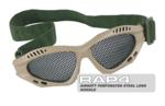 RAP4 Airsoft Perforated Steel Lens Goggle (Tan)
