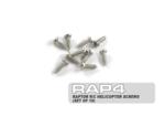 RAP4 Raptor R/C Helicopter Screws (Set of 10)