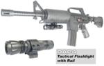 Tactical Flashlight with Rail Mount