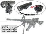 Tactical Flashlight with Laser Combo