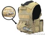 Paintball Vest Air / CO2 Tank Pouch (Back) (Tiger Stripe)